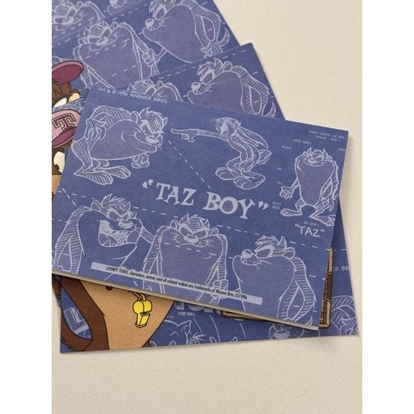 Vintage Looney Tunes Blues Taz Tasmanian Devil Set Of 6 G7 - Picture 4 of 4